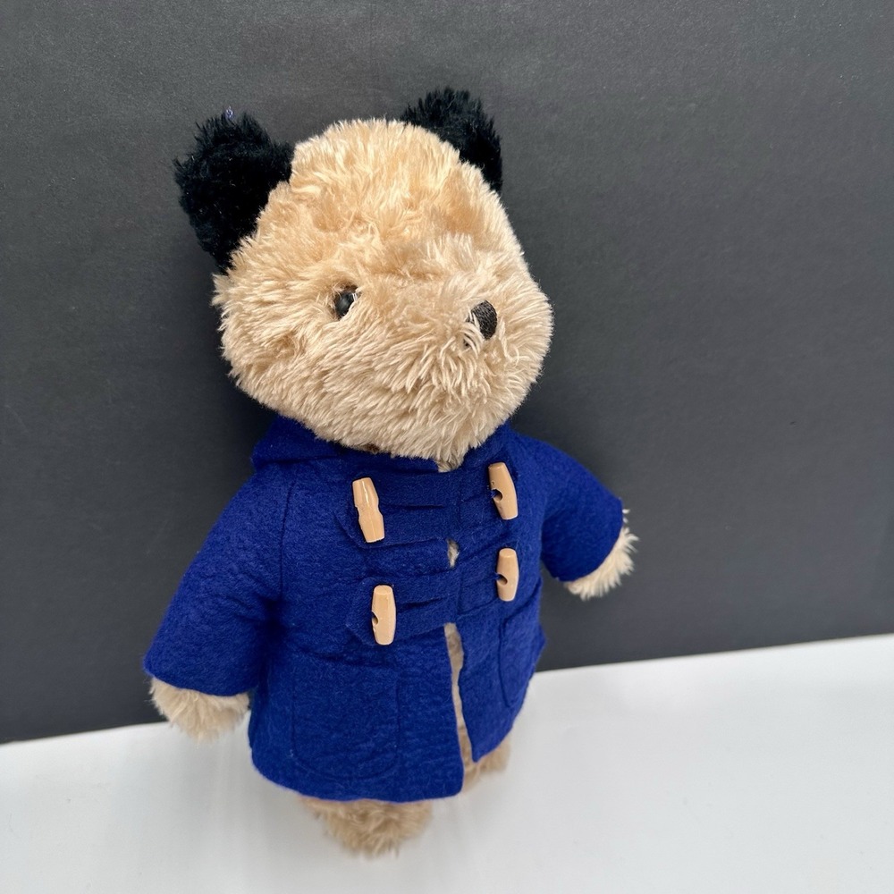 Vintage Paddington Bear 1982 Eden Toys Inc Felt Jacket 12.5"